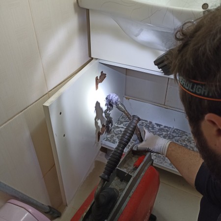 Robot İle Tıkanıklık Açma